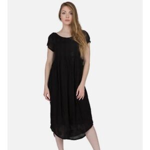 VELVET GRAHAM SPENCER MARCELA EMBROIDERED GAUZE DRESS